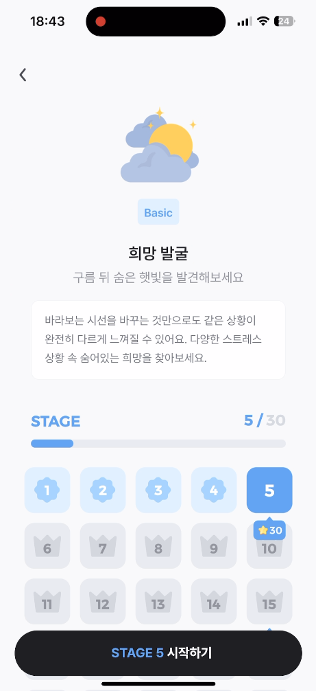 트레이닝 현황 및 시작